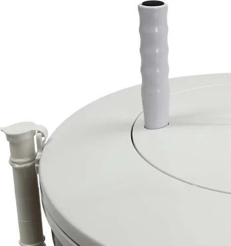 Vista 10 de Mini lavadora portátil 2 en 1 manual no eléctrica, secadora de ropa, lavadora compacta para viajes al aire libre (gris)
