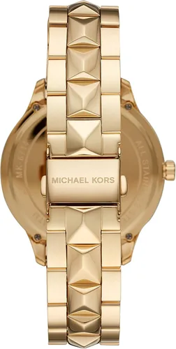 Vista 2 de Michael Kors - Reloj de cuarzo para mujer con correa de acero inoxidable Runway Mercer