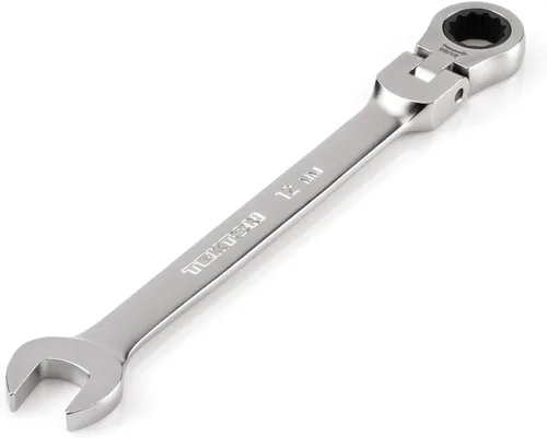 Vista 19 de TEKTON Llave combinada con cabeza flexible de 12 puntos de 22 mm WRC26422
