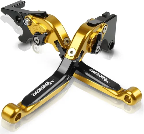 Vista 20 de Para Yamaha XT660R XT660 R 2014 2015 2016 2004-2017 Accesorios de motocicleta motocicleta ajustable extensible freno embrague palancas