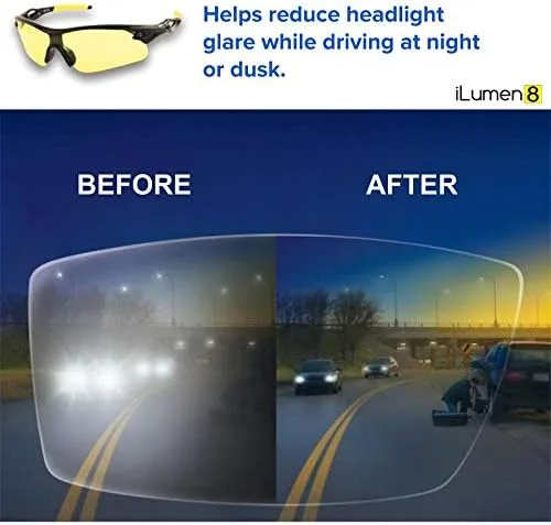 Vista 3 de BEST Night Driving Glasses- Anti Glare Night Vision Reduce Eye Strain Men Women