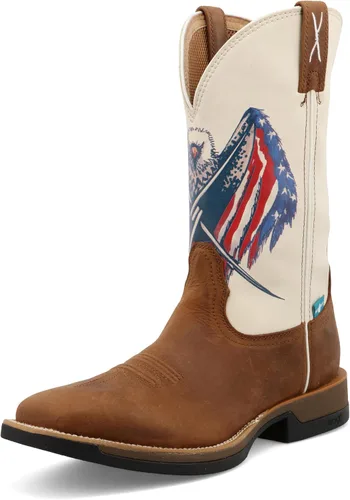 Vista 121 de Twisted X Botas Tech X para hombre de 12 pulgadas, botas occidentales casuales para hombre