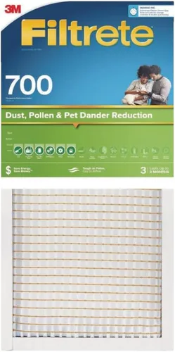 Vista 9 de Filtrete Clean Living - Filtro de aire para horno AC, MPR 600, 12 x 24 x 1 pulgadas, filtro antipolvo.