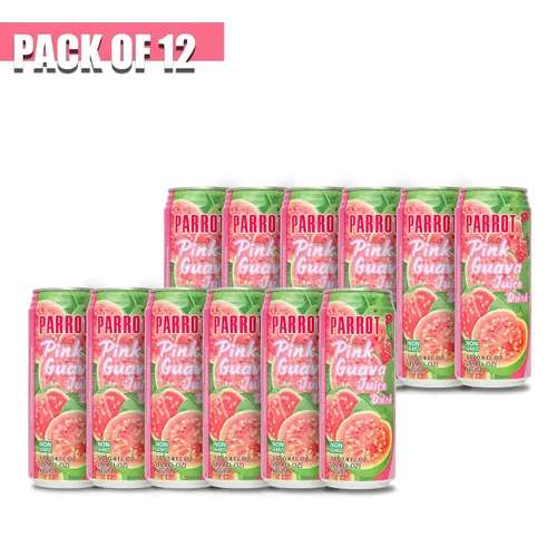Vista 3 de Parrot Jugo de guayaba rosa marca 16.4 onzas líquidas (paquete de 12)