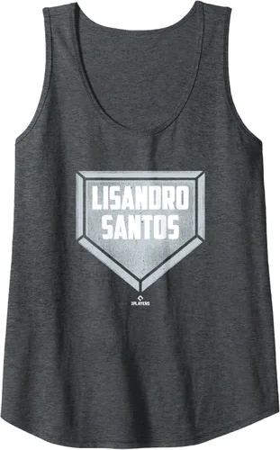 Vista 5 de Home Plate Gameday Lisandro Santos Prospect Baseball Fan Tank Top