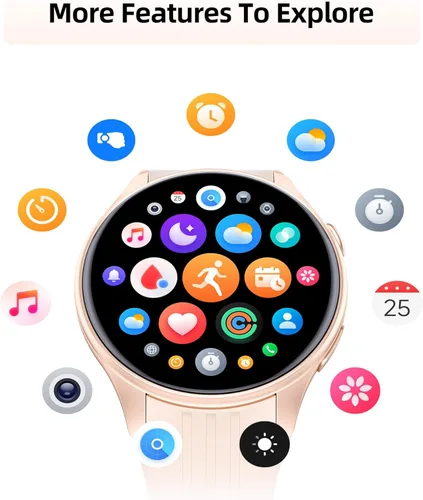 Vista 7 de Parsonver Smart Watch, Built-in GPS, Bluetooth Calling, Fitness Watch for Women with 100+ Sport Modes, IP68 Waterproof, Heart Rate, Sleep Monitor
