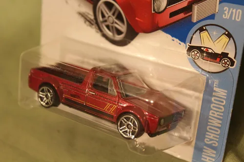 Vista 2 de Hot Wheels, 2016 HW Showroom, Volkswagen Caddy [Granate] Vehículo fundido a presión #113/250