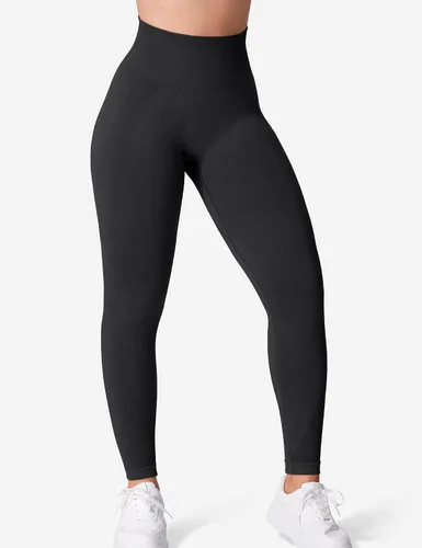 Vista 2 de YEOREO Vivien - Leggings de entrenamiento para mujer, cintura alta, levantamiento de glúteos, contorno de sonrisa, sin costuras, pantalones de yoga