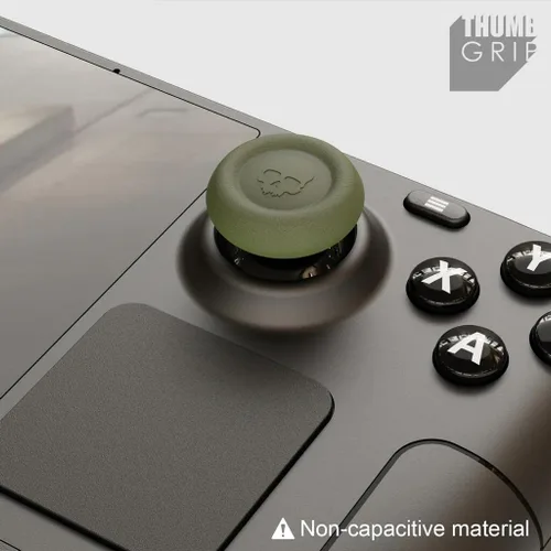 Vista 9 de Skull & Co. Skin, CQC and FPS Thumb Grip Set Joystick Cap Analog Stick Cap for Nintendo Switch Pro Controller & PS5 PS4 SlimPro Controller- OD