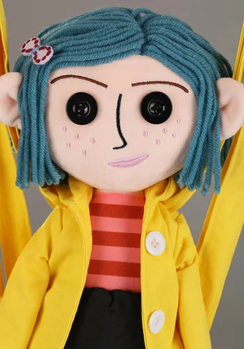 Vista 3 de Mochila de Peluche Muñeca Coraline Multicolor