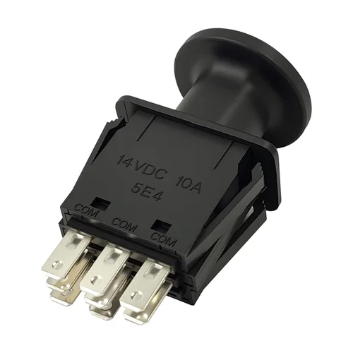 Vista 16 de 4174684 Interruptor de toma de fuerza de embrague de cortacésped, 8 terminales de 10 amperios, apto para cortacésped Dixie Chopper y compatible