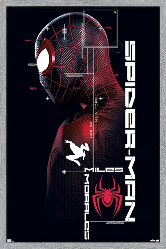 Vista 13 de Trends International Marvel's Spider-Man: Miles Morales - Póster de pared de Miles, 22.375 x 34 pulgadas, versión sin marco