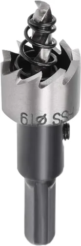 Vista 12 de uxcell cortador de sierra de agujero de la broca de 39.4 ft m HSS para madera de aleación de metal