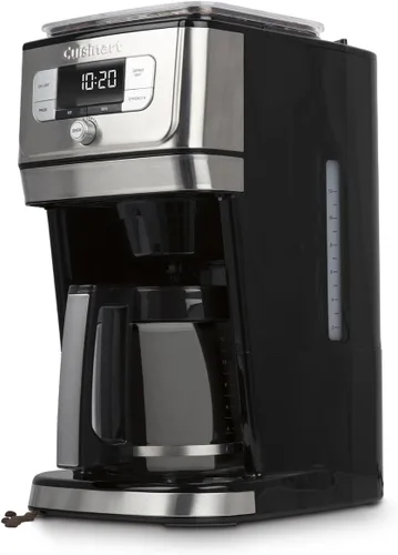 Vista 10 de Cafetera automática de molienda y preparación Cuisinart de 10 tazas con molinillo de cuchillas, máquina de café programable con jarra de vidrio