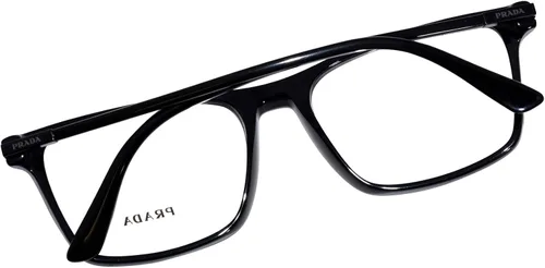 Vista 6 de Prada PR 01WVF - Gafas para hombre, color negro, 54, Negro