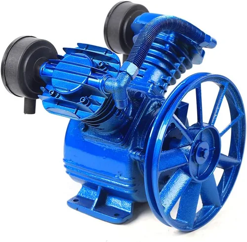 Vista 2 de Cabezal de bomba de compresor de aire, cabezal de reemplazo de bomba de compresor de aire tipo V 3HP para reparación de automóviles de fábrica
