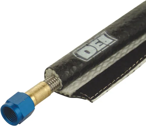 Vista 4 de Design Engineering 010477 Fire Wrap 3000 Funda de protección térmica de 0.625 "x 24" para cables, mangueras, etc. (con cierre de gancho y bucle)