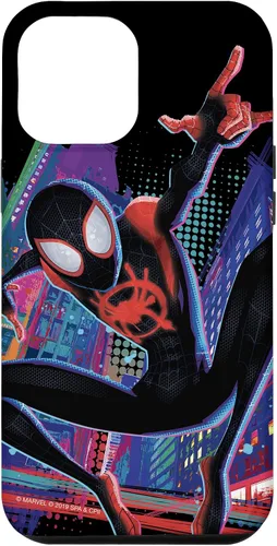 Vista 26 de Marvel Spider-Man Into The Spider-Verse Miles Morales City - Carcasa para iPhone 17