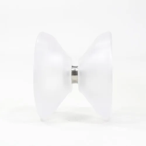 Vista 3 de Ace Yo Pure 2 YoYo - YoYo de policarbonato mecanizado (transparente con buje plateado)