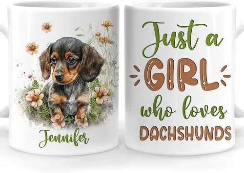 Vista 20 de Hyturtle Regalos Personalizados Amante de Osos - Taza de Café de Cerámica Just A Girl Who Loves Bears con Nombre Personalizado 11oz - Idea de Regalo