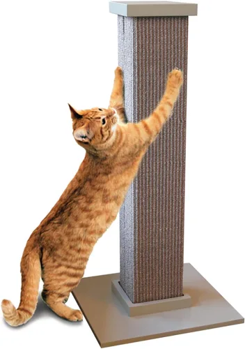 Vista 11 de SmartCat Pioneer Poste para arañazos, el mejor, Beige
