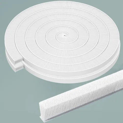 Vista 13 de Burlete autoadhesivo gris insonorizante de 33 pies para puertas y ventanas, 0.4 pulgadas de ancho x 0.2 pulgadas de grosor