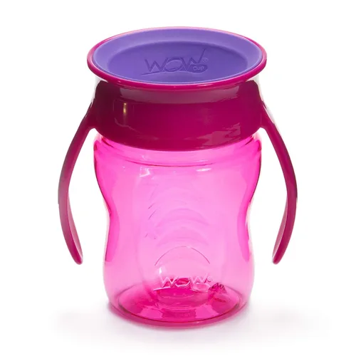 Vista 10 de Wow Cup for Baby 360 Trainer - Vaso para sorber, azul, 7 oz / 7.0 fl oz