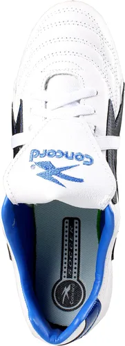 Vista 5 de Auténticos tacos de fútbol Concord estilo S160XI color blancoazul