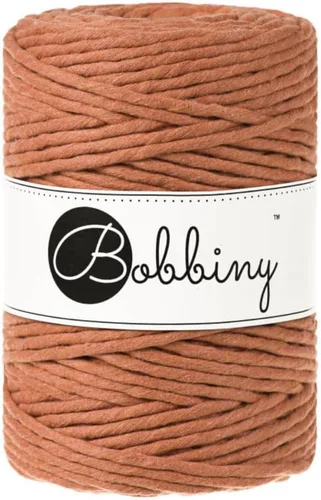 Vista 9 de Bobbiny Cordón de macramé XXL de 0.197 in de una sola capa (aguamarina), 108 yardas/330 pies (100% algodón reciclado)