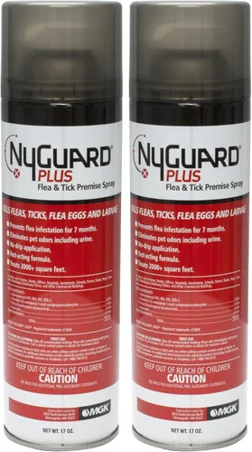 Vista 2 de MGK - 806014 - NyGuard Plus Pulgas y Garrapatas - Aerosol para Premisas - 17 oz, Blanco (aerosol)