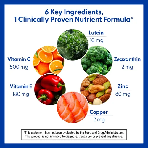 Vista 2 de PreserVision AREDS 2 Vitaminas para los Ojos, Marca #1 Recomendada por Oftalmólogos, Suplemento Masticable de Luteína y Zeaxantina con Vitamina C