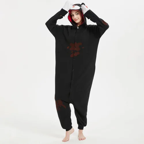Vista 6 de MAJ&COS Onesies Bear Animal Adult Pajamas Halloween Cosplay Costume Unisex Onesie for Men Women