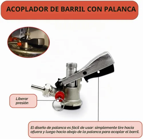Vista 5 de BACOENG Kit de conversión de cerveza sin tanque Kegerator de torre estándar