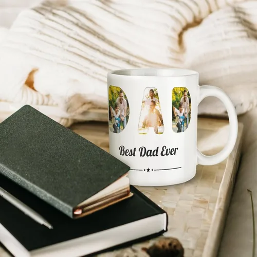 Vista 6 de Regalos para papá, esposo, él, de hija, hijo, niños, esposa, taza personalizada, para Navidad, cumpleaños, regalos de aniversario para PaPa