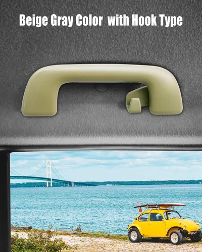 Vista 2 de Barra de agarre para techo con gancho para Toyota Rav4 Yaris Aruis y más, repuesto 74610-52020 74610-52030 74619-0M010 74683-8010, barandilla