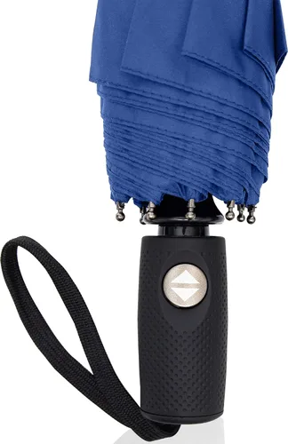Vista 2 de RainPlus - Sombrilla de viaje resistente al viento, compacta, automática, plegable, pequeña y portátil, paraguas para lluvia, automóvil, mochila