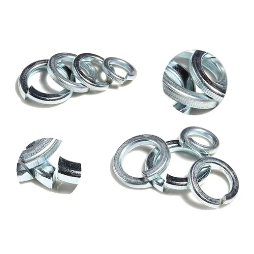 Vista 6 de 200 piezas M3 Split Lock Arandela de bloqueo de resorte, galvanizado, anillo de junta para tornillos M3