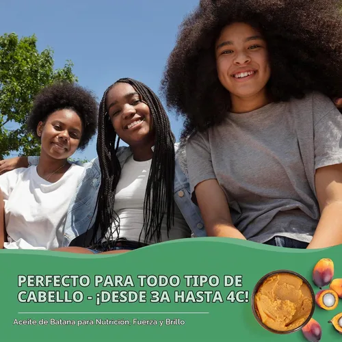 Vista 4 de AIPILER Aceite de batana orgánico para fortalecer el cabello: tratamiento sin refinar para cabello rizado/enrollado/ondulado