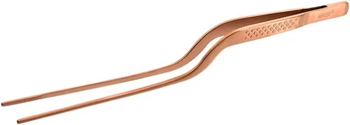 Vista 9 de Mercer Culinary, pinzas de precisión de acero inoxidable 18-8, punta fina curvada, 6 1/8 pulgadas, Punta curva, Plateado