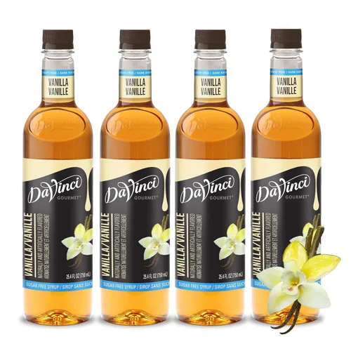 Vista 86 de DaVinci Gourmet - Jarabe de nueces de macadamia sin azúcar, 25.4 onzas líquidas (paquete de 4)