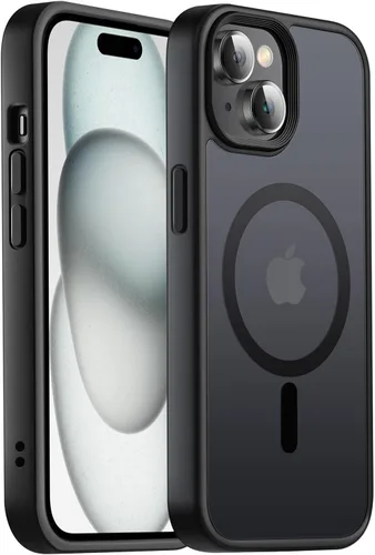 Vista 29 de Funda magnética fuerte para iPhone 12 Pro Max [Protección de grado militar de 10 pies] Compatible con MagSafe, funda protectora a prueba de golpes