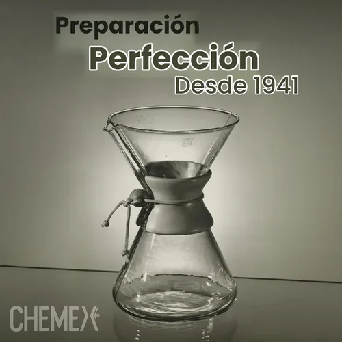Vista 6 de Chemex Hervidor de cuello de cisne de acero inoxidable, vertido sobre