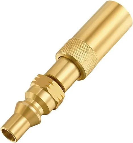 Vista 3 de Propane Straight Adapter with 1/4 inch RV Quick Connect Fitting Fit for Blackstone Tabletop Griddle 17 Inch and 22 Inch