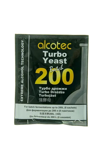 Vista 2 de Alcotec Lote 200 Turbo Levadura (paquete de 6)
