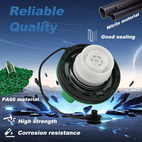 Vista 2 de Tapa de llenado de depósito de combustible compatible con Chevy Cruze Equinox Silverado 2500 HD 3500 HD Suburban 2500 3500 HD GMC Sierra 2500 HD