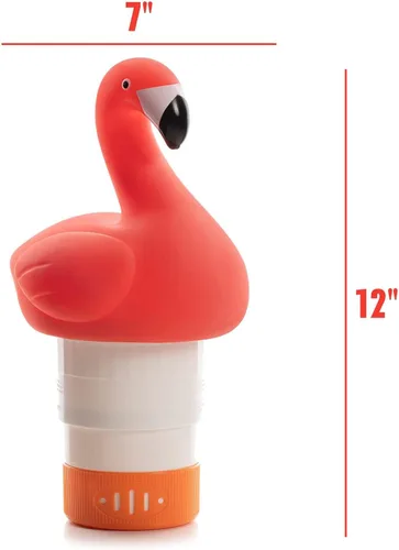Vista 5 de XY-WQ Flotador de cloro, dispensador de cloro flotante para piscina, se adapta a tabletas de 1 y 3 pulgadas para piscinas grandes y pequeñas