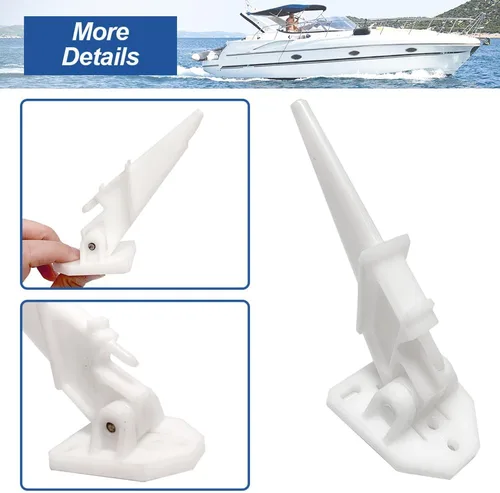 Vista 3 de Velocímetro de barco marino Pitot, velocímetro universal automático Kick-up tubo Pitot montaje hasta 80 MPH