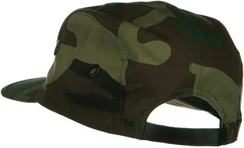 Vista 2 de e4Hats.com Gorra de sarga de camuflaje de 5 paneles