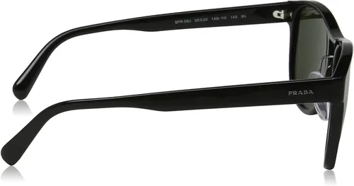 Vista 3 de Prada PR09US 1AB1I0 - Lentes de sol de piloto color negro PR09US talla 2165in Negro