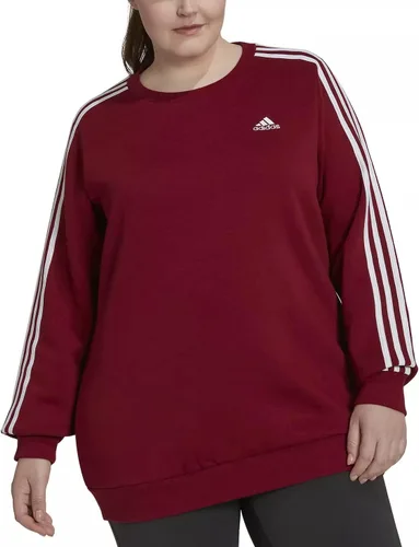Vista 61 de adidas Sudadera Essentials de forro polar con 3 rayas para mujer